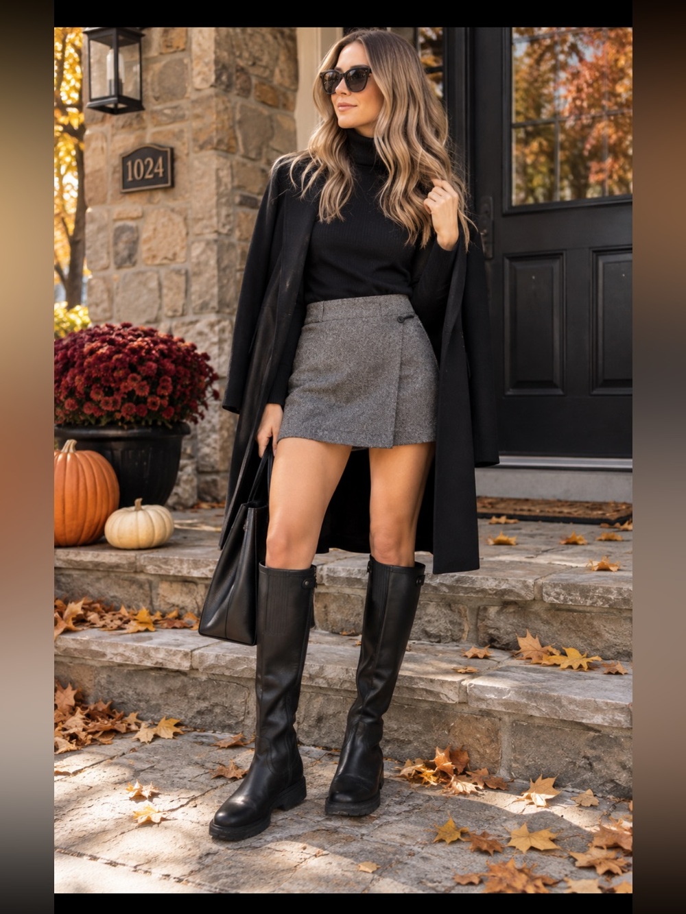 ROOTS, the leather knee boots!